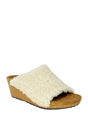 Papillio for Birkenstock Namica Wedge Sandals Size 41/10-10.5 *Narrow* Cream NWT